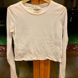 Aritzia Babaton Long Sleeve Crop Top